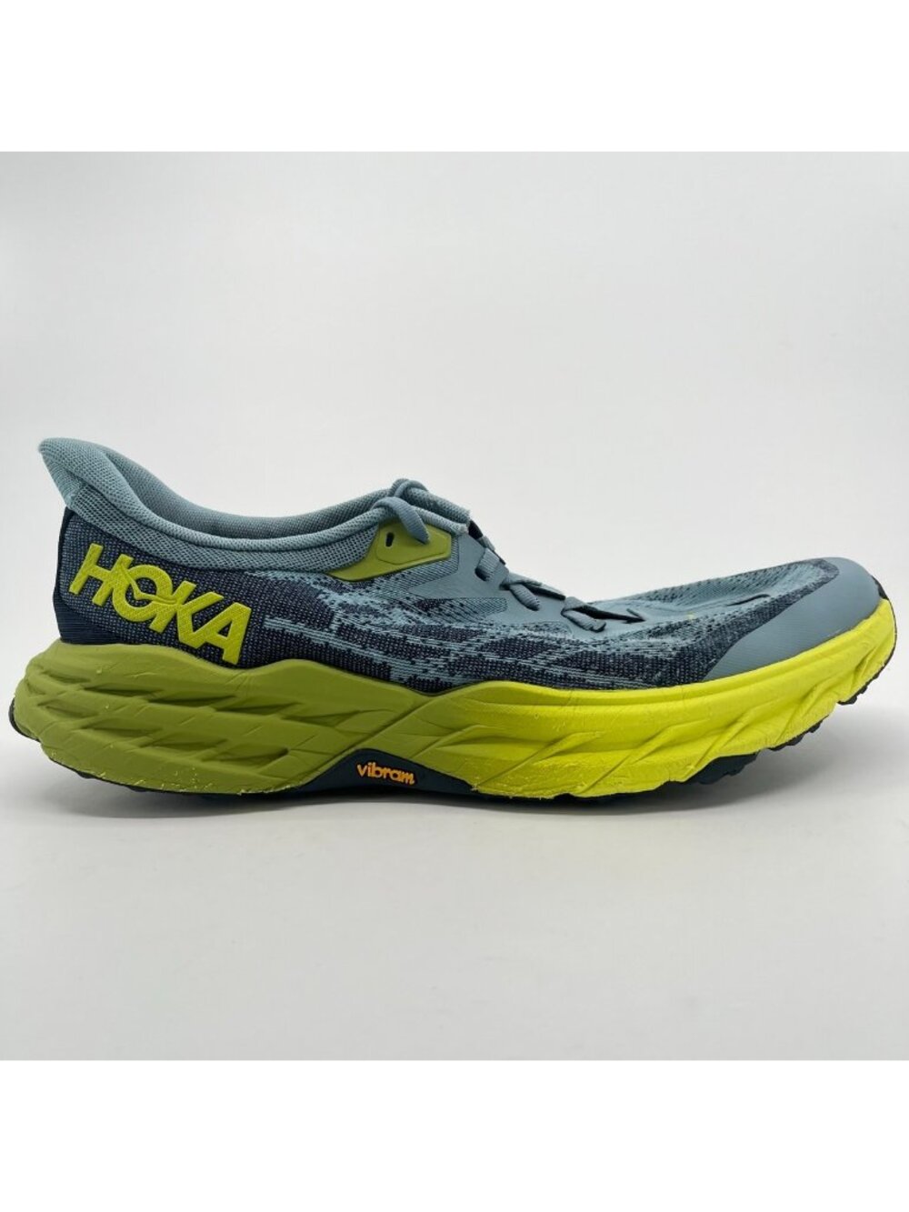 Hoka One One Speedgoat 5 Mens Size 11 Blue Green Athletic Running Shoes Sneakers